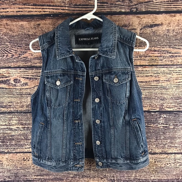 denim vest jacket womens